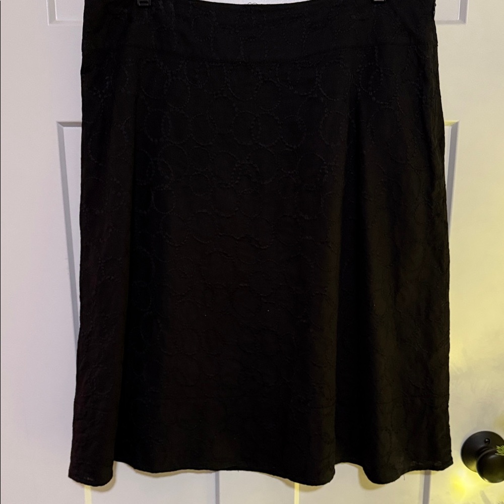 Style & Co. Black A-Line Skirt